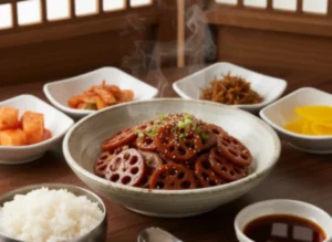 연근조림 아삭함과 윤기를 살리는 방법