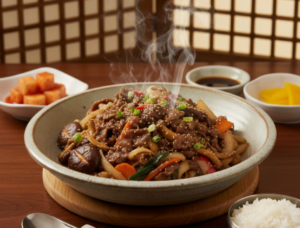 버섯불고기 고기 없이도 풍미 가득한 2인용 요리