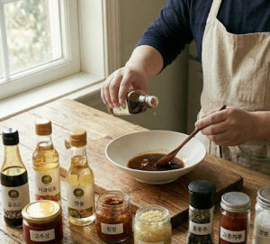 소스 한 병으로 맛을 바꾸는 마법 주방에 꼭 갖춰야 할 만능 양념들